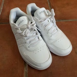 Adidas white sneakers women’s size 8